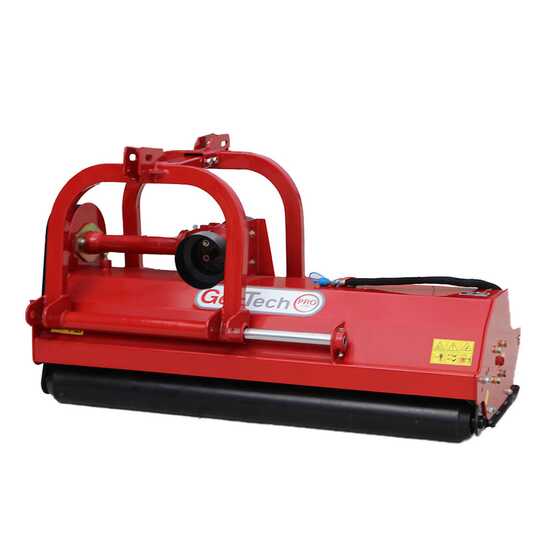 GeoTech-Pro RMF140 - Reversible Tractor-mounted Flail Mower - Medium-heavy Series - Hydraulic Shift