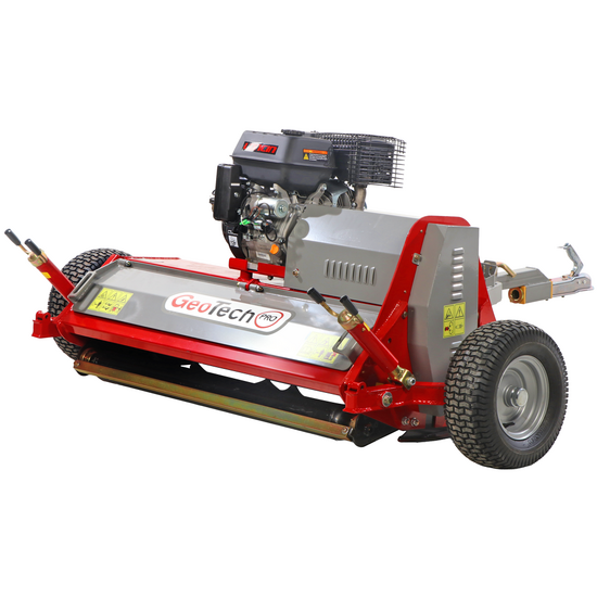 GeoTech Pro GTRB120 - ATV-mounted Trailed Rough Cut Mower - Loncin G420FD