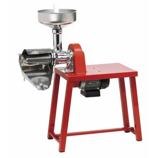 Palumbo Pavi LC INOX - Electric Motor Tomato Press on Bench - 600 W