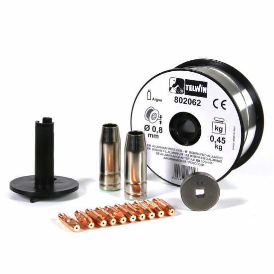 Telwin Aluminium Wire Welding Kit - d. 0.8 mm