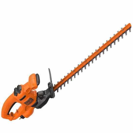 Black &amp; Decker BEHT251-QS Electric Hedge Trimmer - 450 W Hedge Trimmer with 50 cm Bar