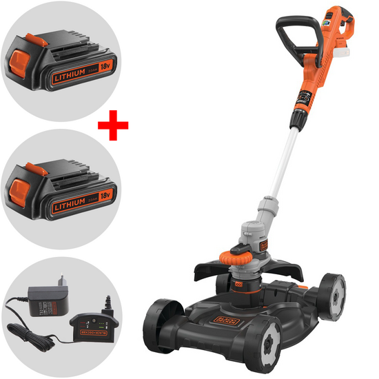 Black & Decker STC1820CM-QW Edge Strimmer 18V 2Ah + Free 18V 2Ah battery