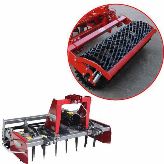 RH230 Power Harrow - 230 cm Working Width - 22 Blades Medium Series - Net Roller