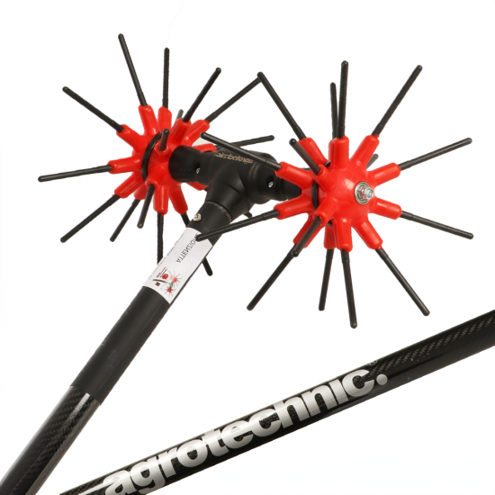 Ripartrak Agrotechnic X.4 Full Carbon - Electric Olive Harvester - 200 cm Carbon Pole - Lightweight