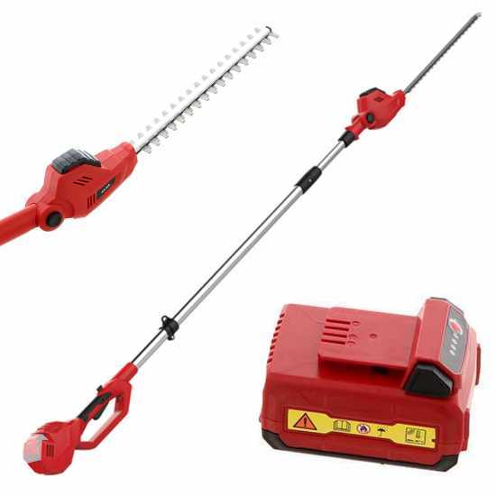 Blue Bird R3S 40V Electric Hedge Trimmer on Telescopic Extension Pole - 2.5 Ah