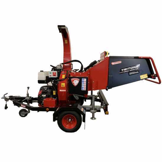 Ceccato Triton Mega Monster - Professional wheeled garden shredder - Honda GX690 engine