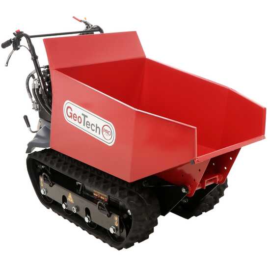 GeotechPro GeoPorter H-540D Hydro Tracked Power Barrow - Hydraulic dumper 500 Kg