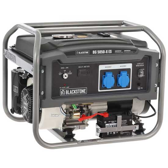 Blackstone BG 5050-X ES - 3.6 kW Power Generator with AVR - DC 3.2 kW Single-phase