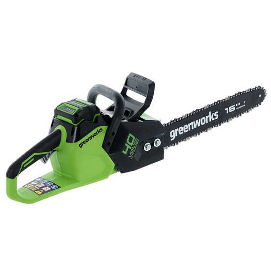 Greenworks GD40CS18 - 40V Battery-powered Electric Chainsaw - 40 cm Blade