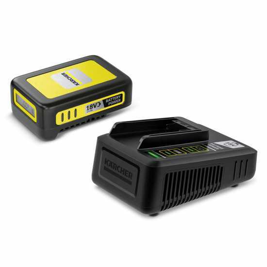 Starter Kit Battery Power 18 V / 2.5 Ah and Fast Charger Karcher Battery Charger