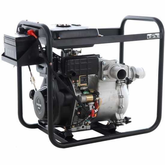 BlackStone BD-ST 8000ES Diesel Water Pump for Dirty Waters, 80 mm Fittings - Euro 5
