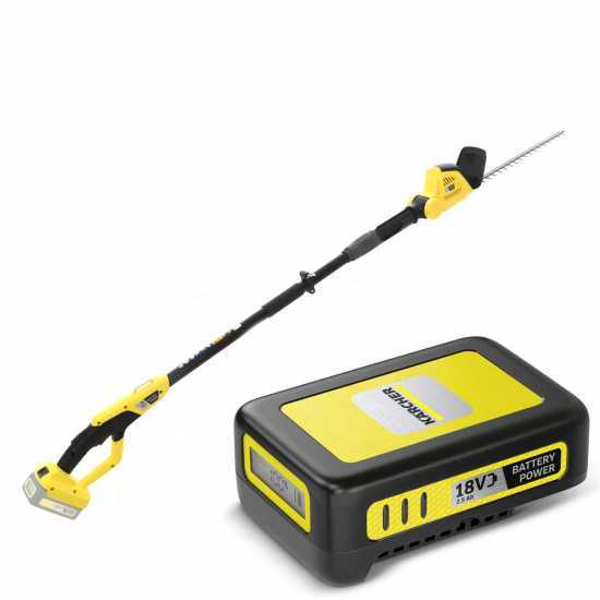 Karcher PHG 18-45 Battery-powered Hedge Trimmer on Telescopic Pole - 18 V