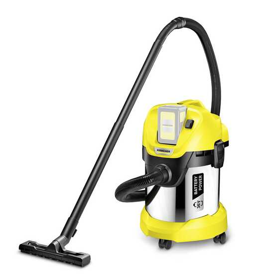 Karcher WD 3 Premium Battery 36 V - Multi-purpose Battery Vacuum Cleaner - WITHOUT BATTERIES AND CHARGER