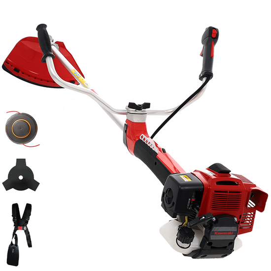 Kawasaki TJ 53E PRO M - Professional petrol brush cutter - Blue Bird shaft