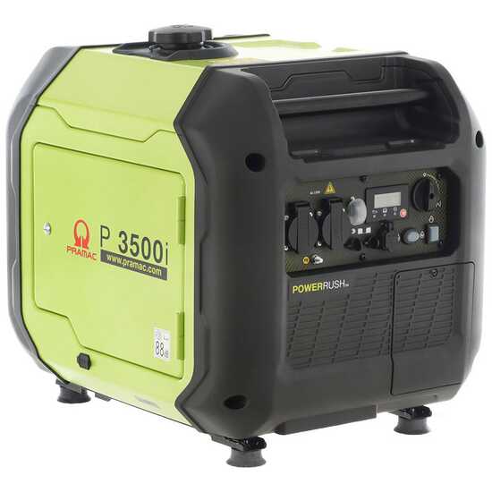 Pramac P3500I - 3.3 kW Inverter Silenced Petrol Power Generator with AVR - DC 3 kW Single-phase
