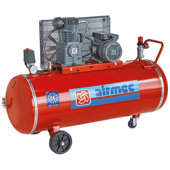 Airmec CR 203 - Air Compressor with three-phase electric motor and 200L air tank