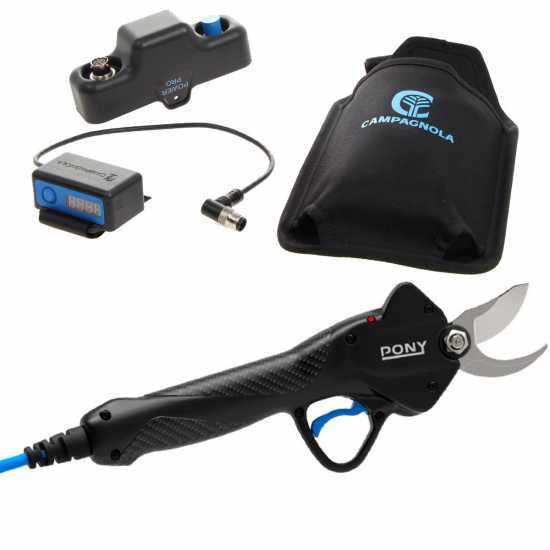 Campagnola Pony Pro - Electric Pruning Shears Kit without Battery - With Li-Lion 170 Battery Adapter