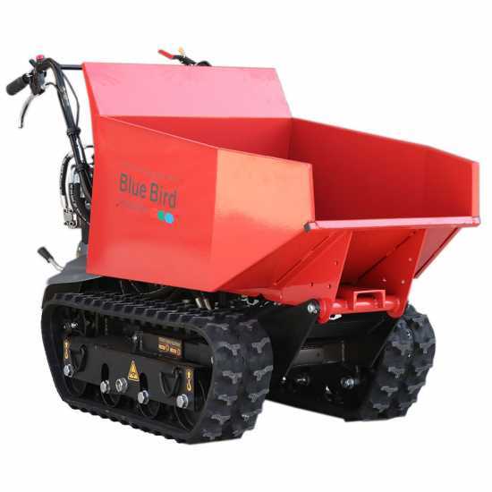 BLUE BIRD Transporter 500 D Tracked Power Barow - Dumper Barrow with 500 Kg Capacity