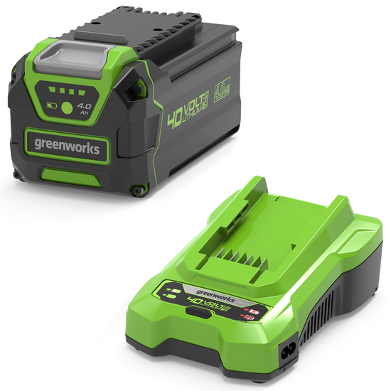 Greenworks Starter Kit 40V 4Ah Battery  + Battery Charger