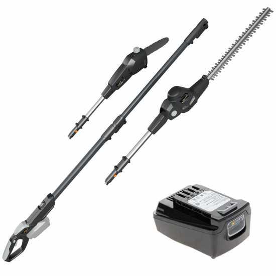 Alpina AMT 20 Li Multi-tool Battery-powered Pruner on Telescopic Pole - 20 V 4Ah Battery