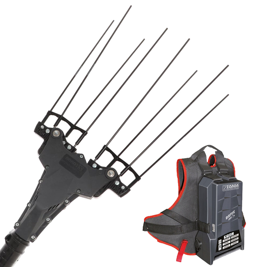 Zanon Murcielago R AL300 - Electric Lithium Battery-powered Olive Harvester - Telescopic Pole 210 - 340 cm - 50.4V 15.9 Ah