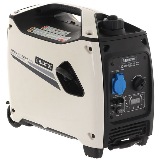 BlackStone B-iG 2500 - 2.2 kW Wheeled Petrol Inverter Power Generator - DC 2 kW Single-phase