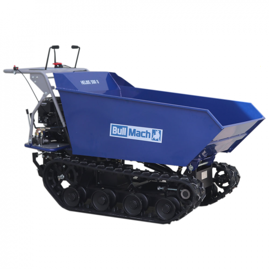 BullMach Helios 500 D Tracked Power Barrow - Dumper Hydraulic Barrow 500 Kg