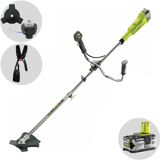 Ryobi RBC18X20B4F - Battery-powered Brush Cutter - 18V - 4Ah