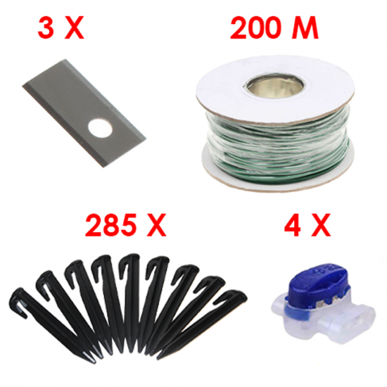 Original Einhell installation kit for 1100 m² surfaces
