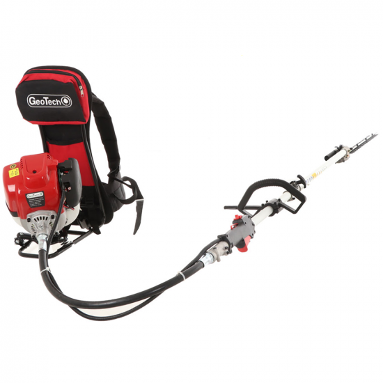 GeoTech GT-4 36 BP Backpack Petrol Hedge Trimmer on Extension Pole - 36 cc