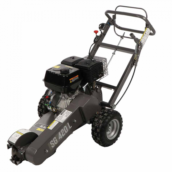 BlackStone SG 420 L Stump Grinder - Loncin Engine 420cc - Cutting Disc with 8 Hammers in Tungsten Carbide