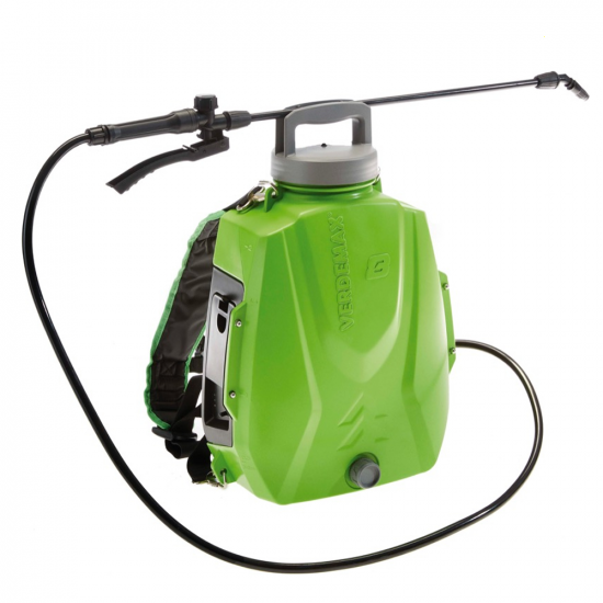 Verdemax FUTURA 8L - Battery-powered Shoulder Sprayer Pump - 12 V - 2.5 Ah