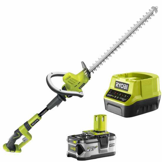 RYOBI OHT1850X Battery-powered Hedge Trimmer on Extension Pole - 18 V - 4Ah - 50 cm Blade