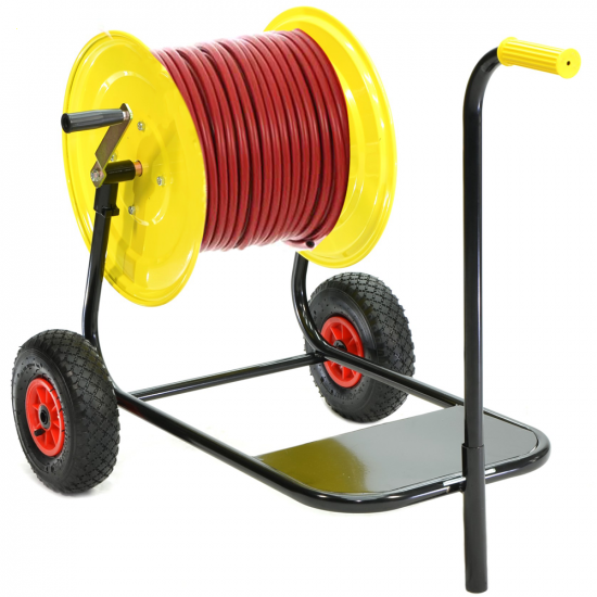 Maxi Galvanized Hose Reel - high pressure 250 m
