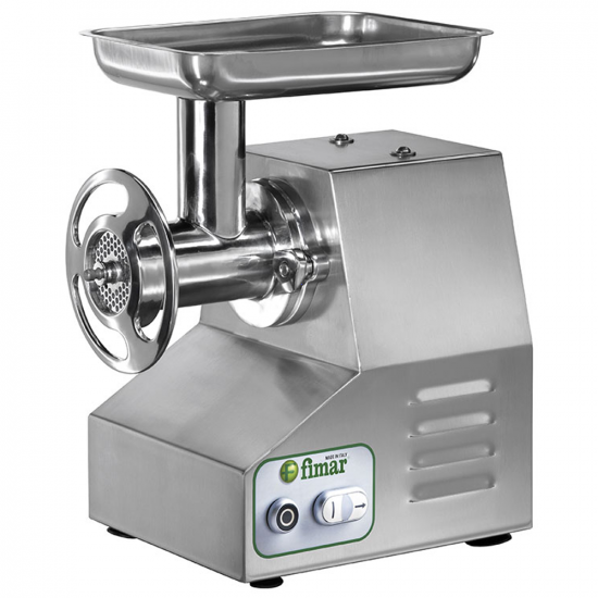 FIMAR TC22TS Electric Meat Mincer - Stainless Steel Body and Grinding Unit in Food-grade Aluminium - Single-phase - 230 V / 1.5 hp