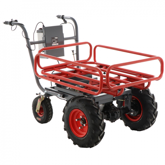 Geotech CAR 300T-T PLUS Electric Battery-powered Wheelbarrow - 40V Battery 6 Ah