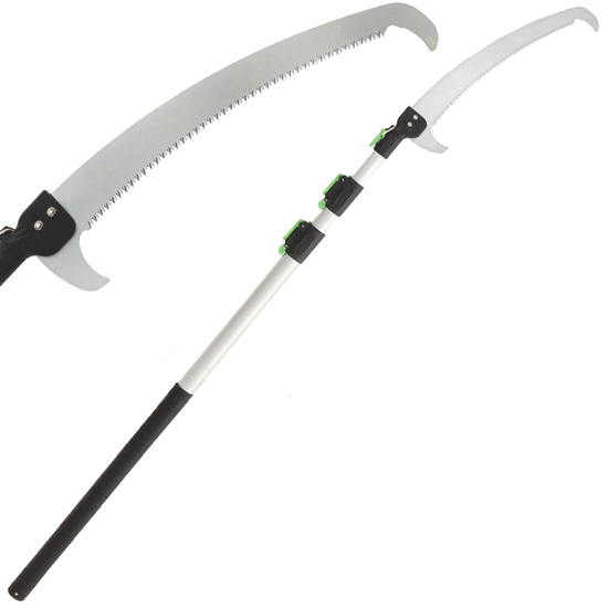 Verdemax Pruning Saw + 3-Section Telescopic Pole 190-500 cm