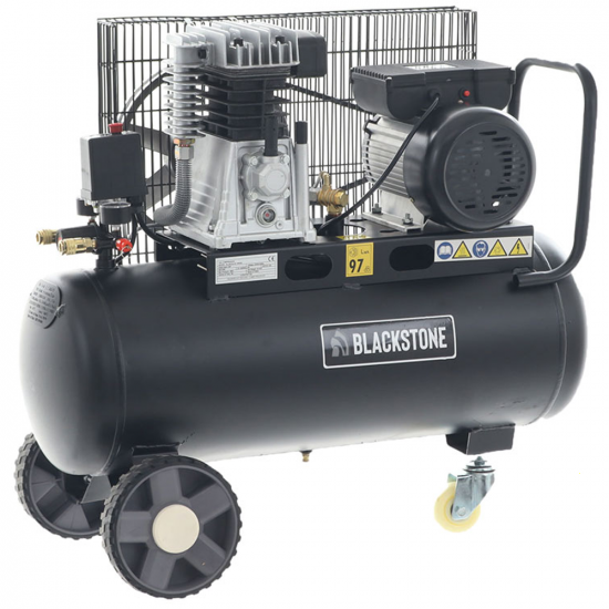 BlackStone B-LBC 50-20 - Electric Belt-driven Air Compressor - 2 Hp Motor - 50 L