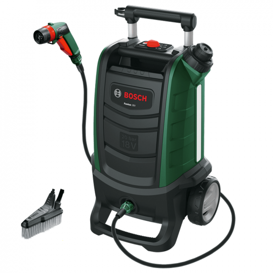 BOSCH Fontus GEN 2 Battery-powered Pressure Washer - 20 bar - Compact- 15 l Tank - 18V - BATTERY AND BATTERY CHARGER NOT INCLUDED