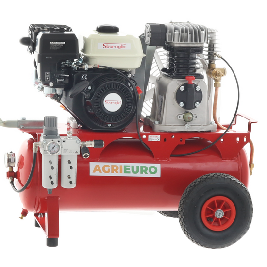 Krisone 580 Petrol Engine-driven Air Compressor - 6,5 HP Sbaraglia Engine