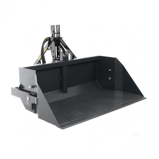 BlackStone B-PAL H 100 - Tractor-mounted Hydraulic Rear Loader Bucket - 100 cm - 400 Kg Load Capacity