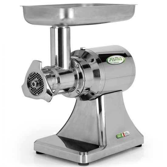 FAMA TS22 Electric Meat Mincer - Stainless Steel Removable Grinding Unit - Single-phase - 230V / 1.5 hp