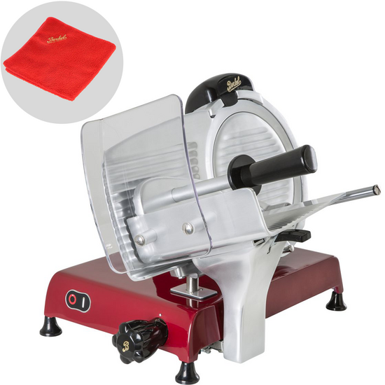BERKEL Red Line 250 Red - Meat Slicer with 250mm Chrome-plated Steel Blade