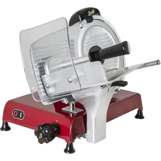 BERKEL Red Line 250 Red - Meat Slicer with 250mm Chrome-plated Steel Blade - CE professional
