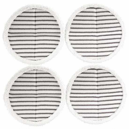 Kit with 4 BISSELL SpinWave Pads Abrasive Mop Clothes