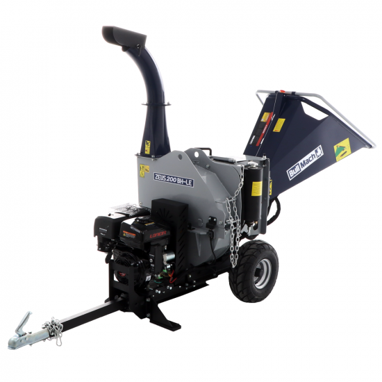 BullMach ZEUS 200 BH-LE - Towable petrol garden shredder - Loncin 420cc with electric start