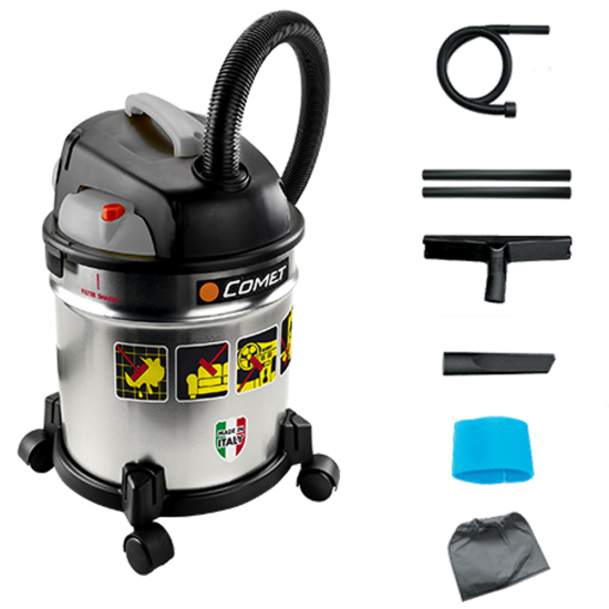 Comet CV 20 S Wet and Dry Vacuum Cleaner - Blowing mode - Silent