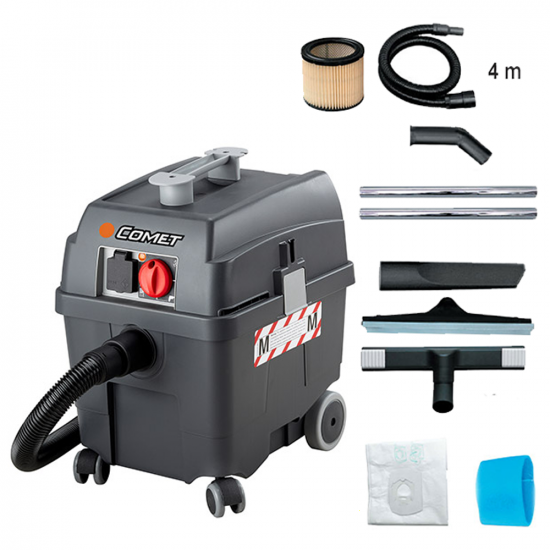 Comet CVP 130 PEM - Wet and Dry Vacuum Cleaner - 30 L Drum - Professional Series
