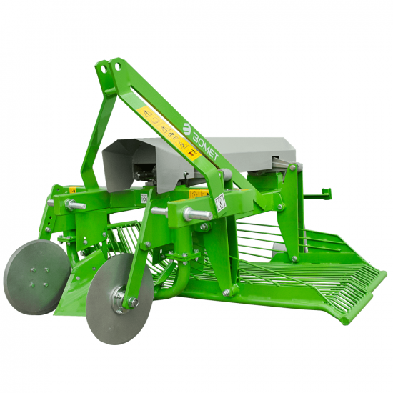 Bomet URSA Tractor-mounted potato Digger - with Side Discharge and Oscillating Sieve - For tractors with three-point hitch