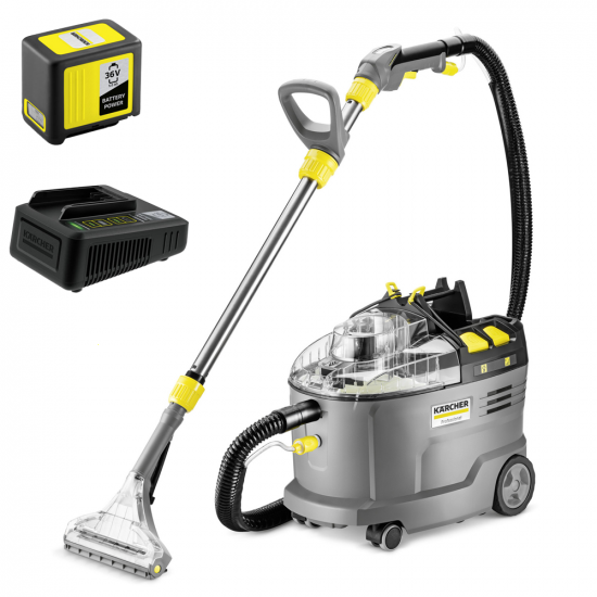 K&auml;rcher Pro Puzzi 9/1 Bp Pack Adv - Battery-powered Spray Extraction Machine - 36 V